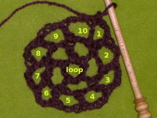 crocheting a flask holder - base crocheting a flask holder - base